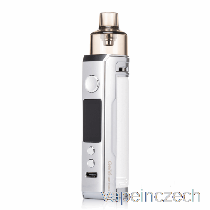 Voopoo Drag X 80w Pod Mod Kit Silver White Vape Bez Nikotinu